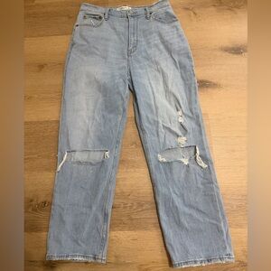 Abercrombie & Fitch Light Blue Boyfriend Jeans